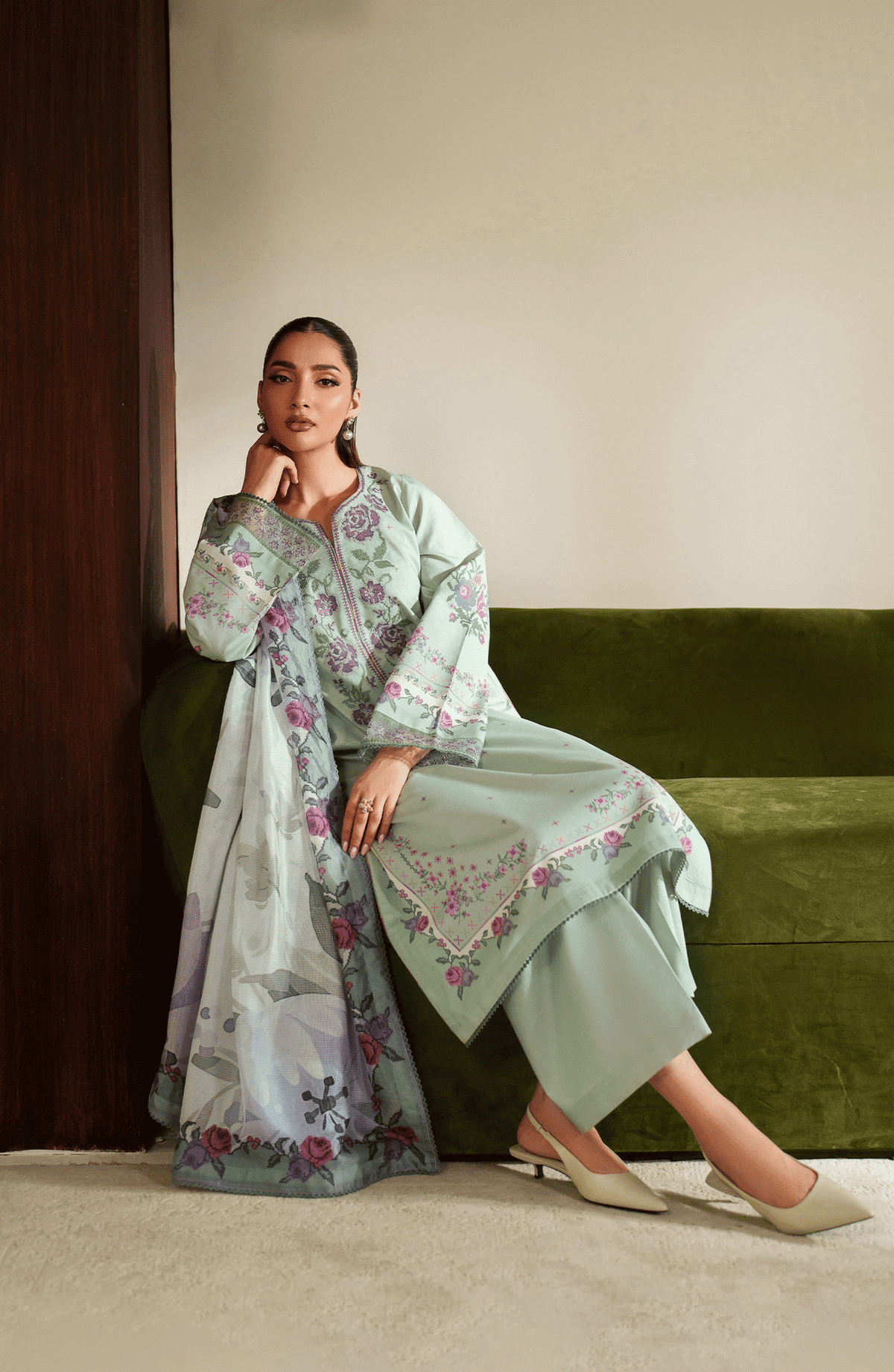 Seran | Ilara Cambric | AVELINE - Ladies Clothes - Maria Faisal
