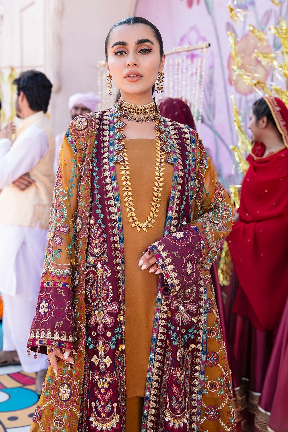 Nureh | Jhoomro Wedding Formals | Gulshan Shirt - Wedding Dress - Maria Faisal