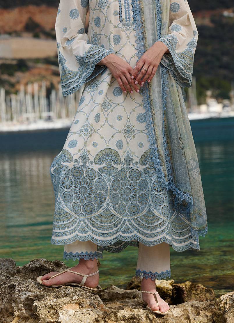 Image | Lawnkari 25 | Mila by Maria Faisal - Registered Vendor of : Image - type : Ladies Clothes - 100% original wedding dresses