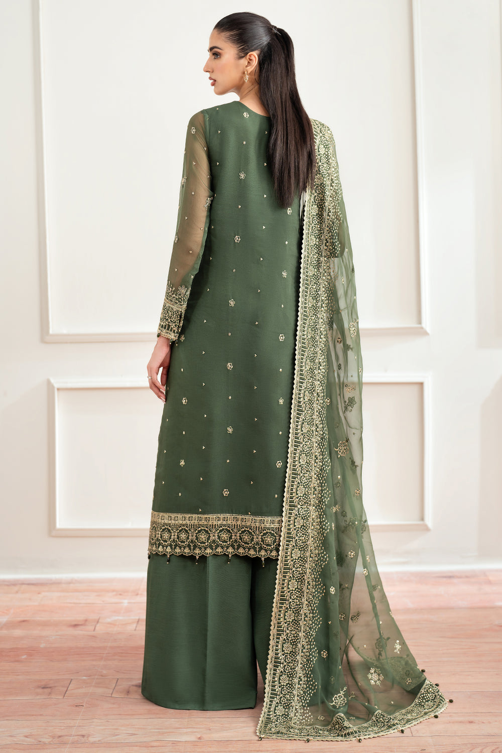 Farasha | Essence Formals 25 | Muted Moss