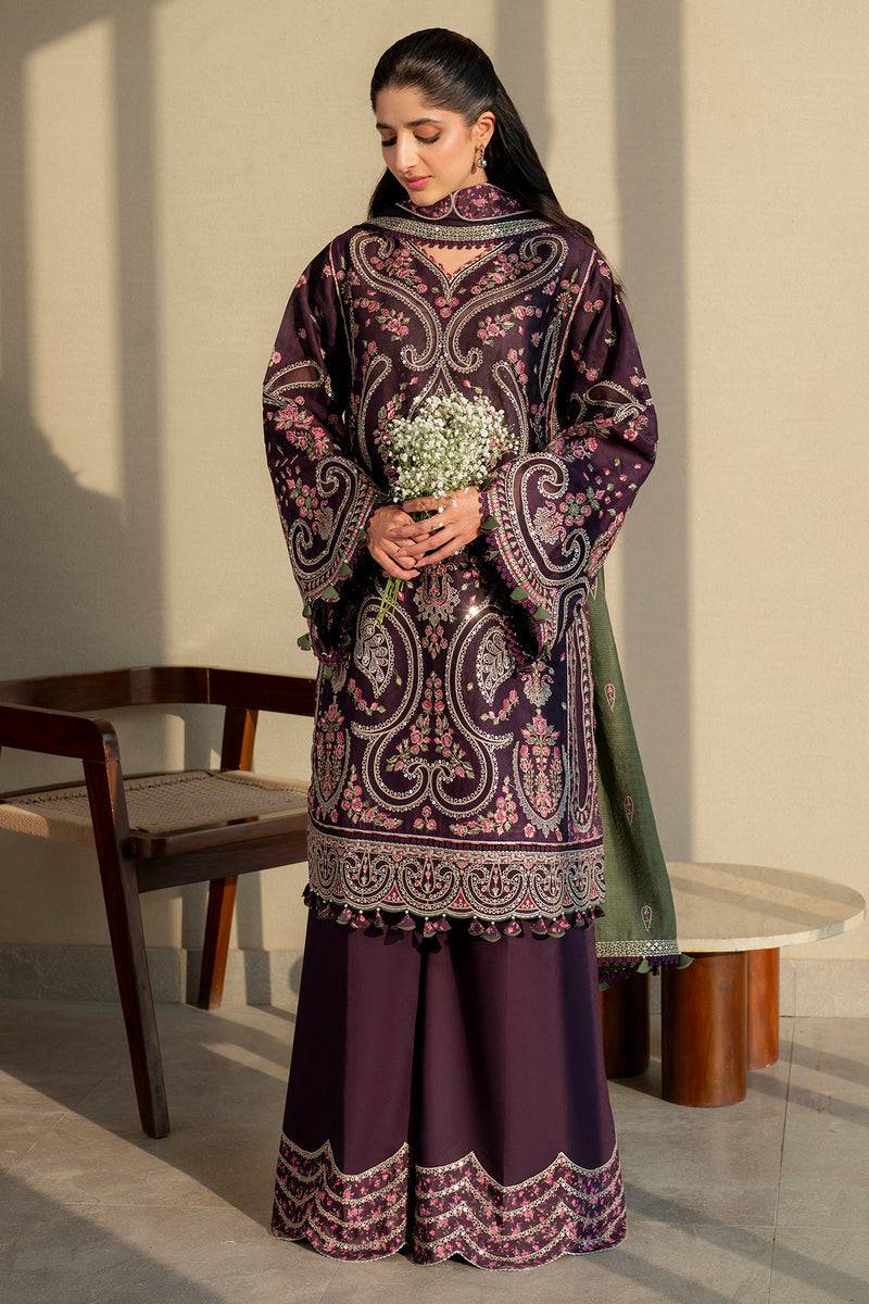 Jazmin | Shahkaar Luxury Lawn 25 | SL25-D6 by Maria Faisal - Registered Vendor of : Jazmin - type : Ladies Clothes - 100% original wedding dresses