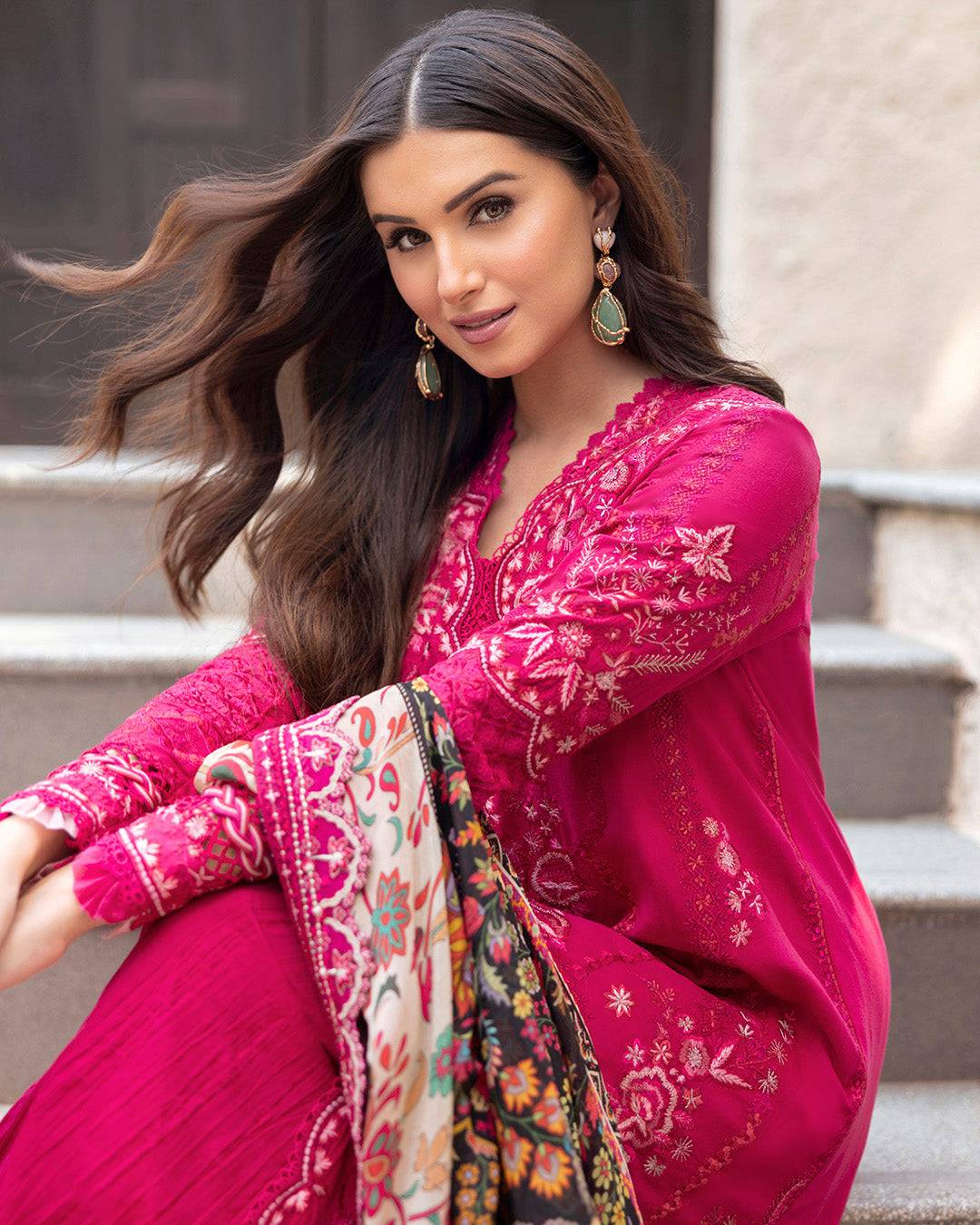Faiza Saqlain | Zinnia Lawn 25 | Varda by Maria Faisal - Registered Vendor of : Faiza Saqlain - type : Ladies Clothes - 100% original wedding dresses