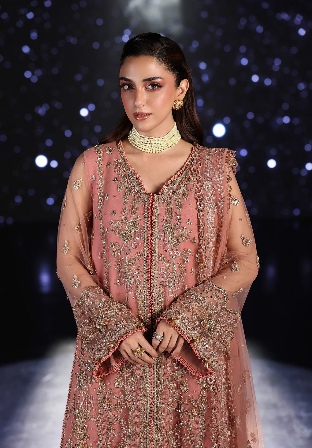 Elaf Premium | Stardom Formal Handwork 25 | ESH-05 BEYOND BEAUTY - Formal Dress - available at Maria Faisal in UK and USA.