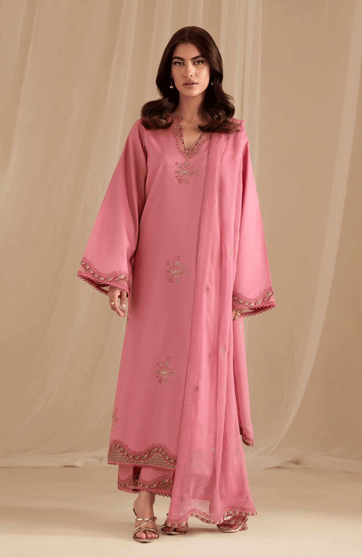 Seran | Luxury Pret | KARIS - 3 pc - Ladies Clothes - Maria Faisal