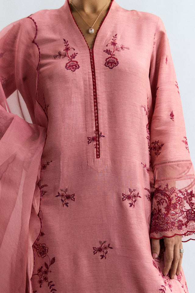 Zara Shahjahan | Festive 26 | Gulnaar - Luxury Dress - available at Maria Faisal in UK and USA.