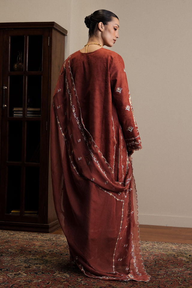 Zara Shahjahan | Pret 26 | ZARMIN - Luxury Dress - available at Maria Faisal in UK and USA.
