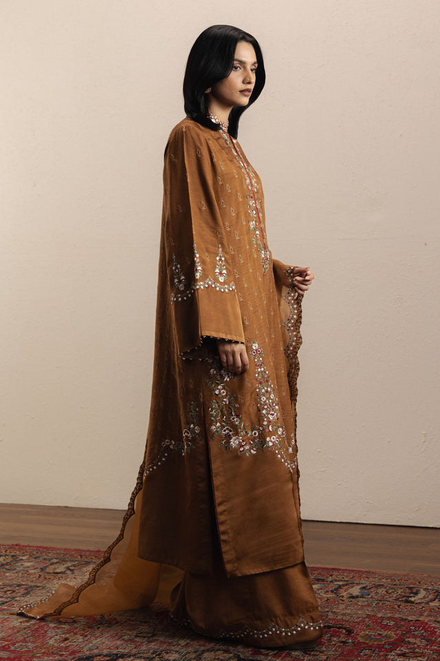 Zara Shahjahan | Festive 26 | Munawwar - Luxury Dress - available at Maria Faisal in UK and USA.