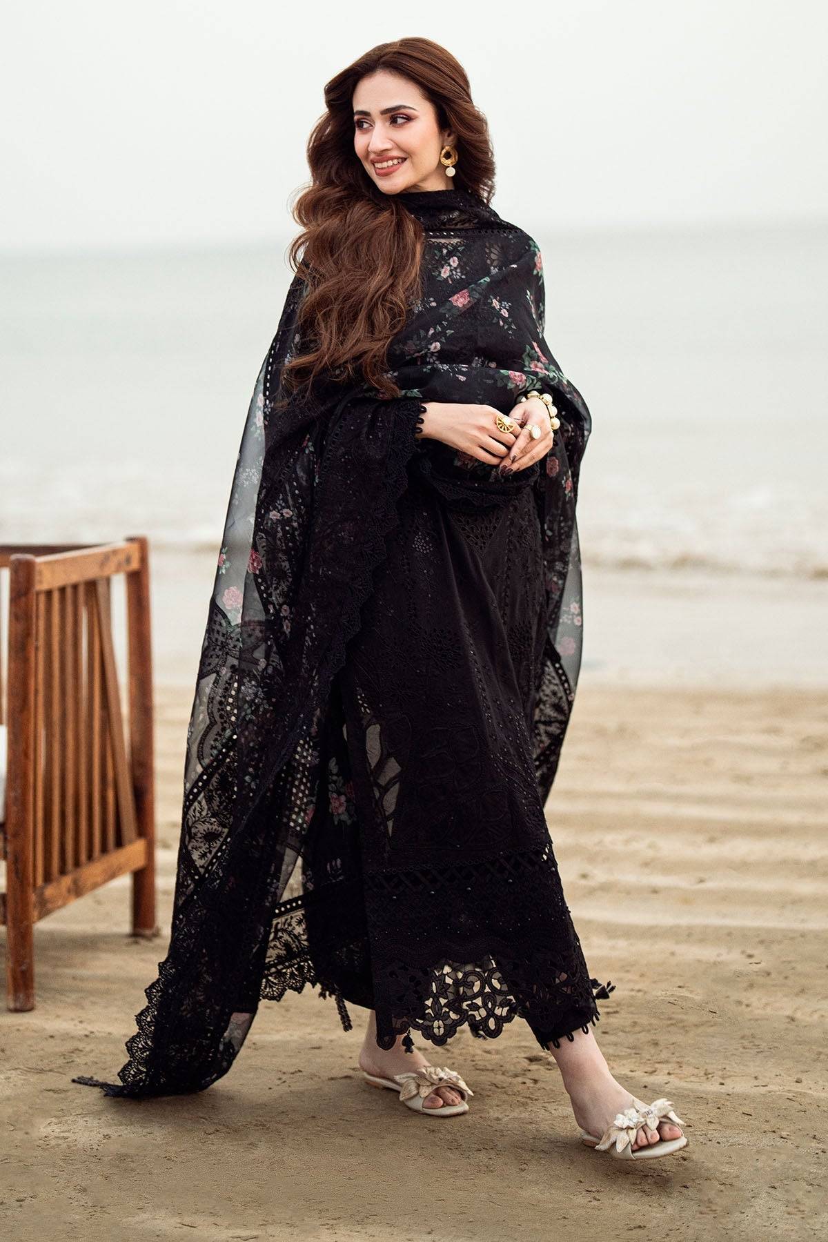 Nureh | Khuwab Luxury Lawn | NE-151 by Maria Faisal - Registered Vendor of : Nureh - type : Ladies Clothes - 100% original wedding dresses