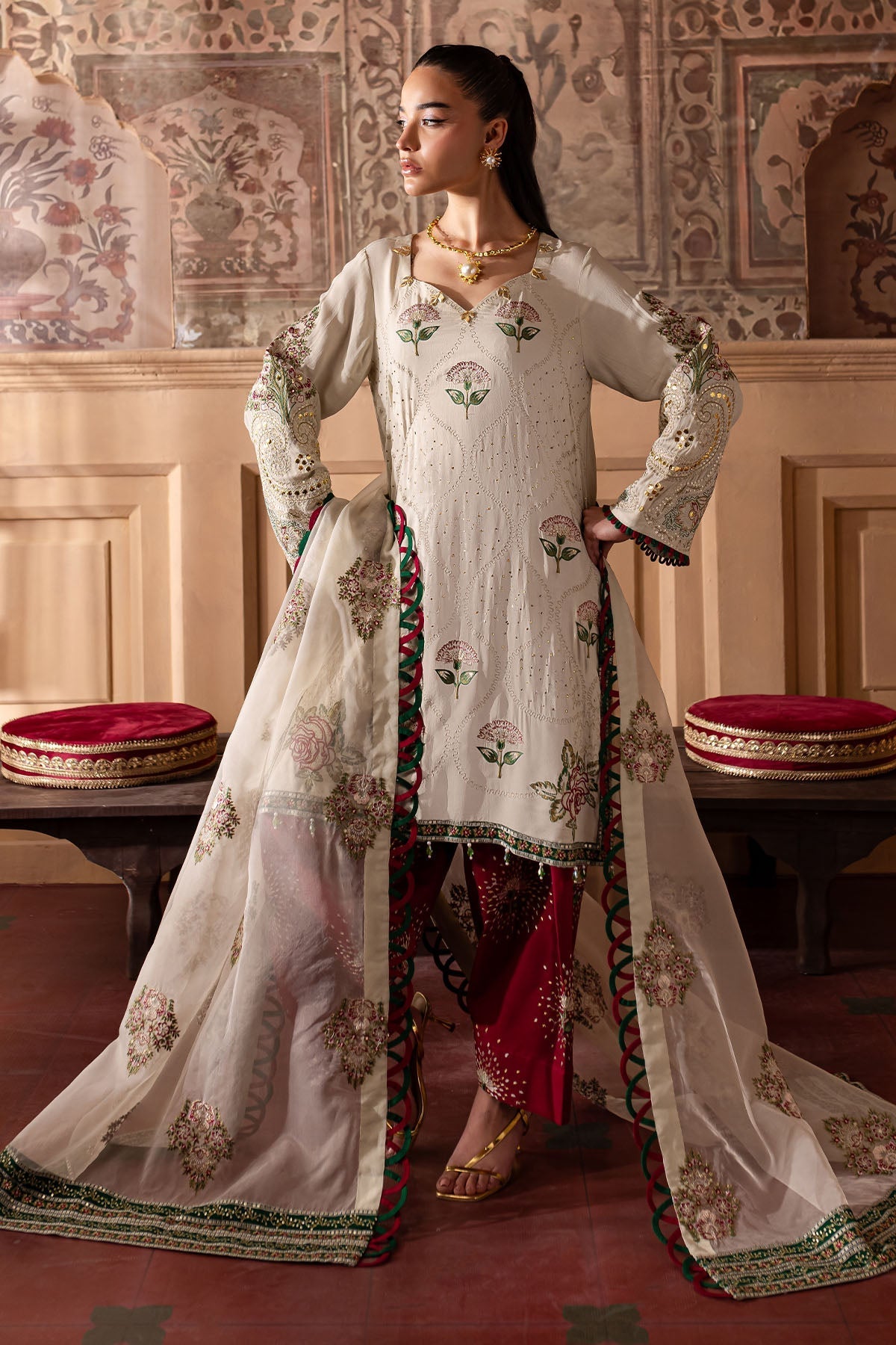 Nureh | Nur Mahal Formals | NE-139 - Ladies Clothes 