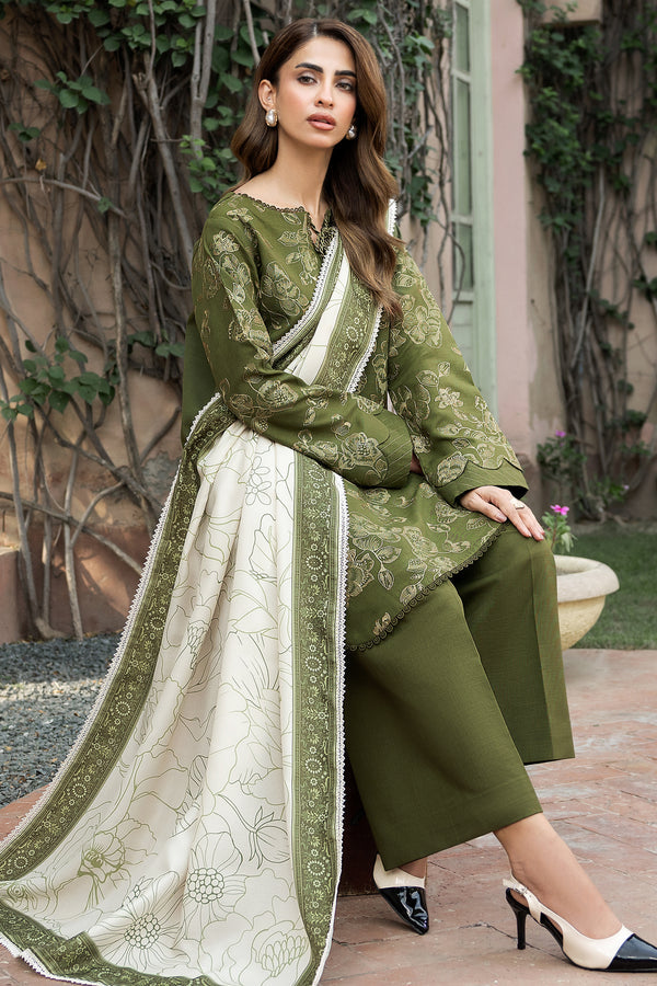 Farasha | Eminence Khaddar 25 | Olvyn - Casual Dress - available at Maria Faisal in UK and USA.