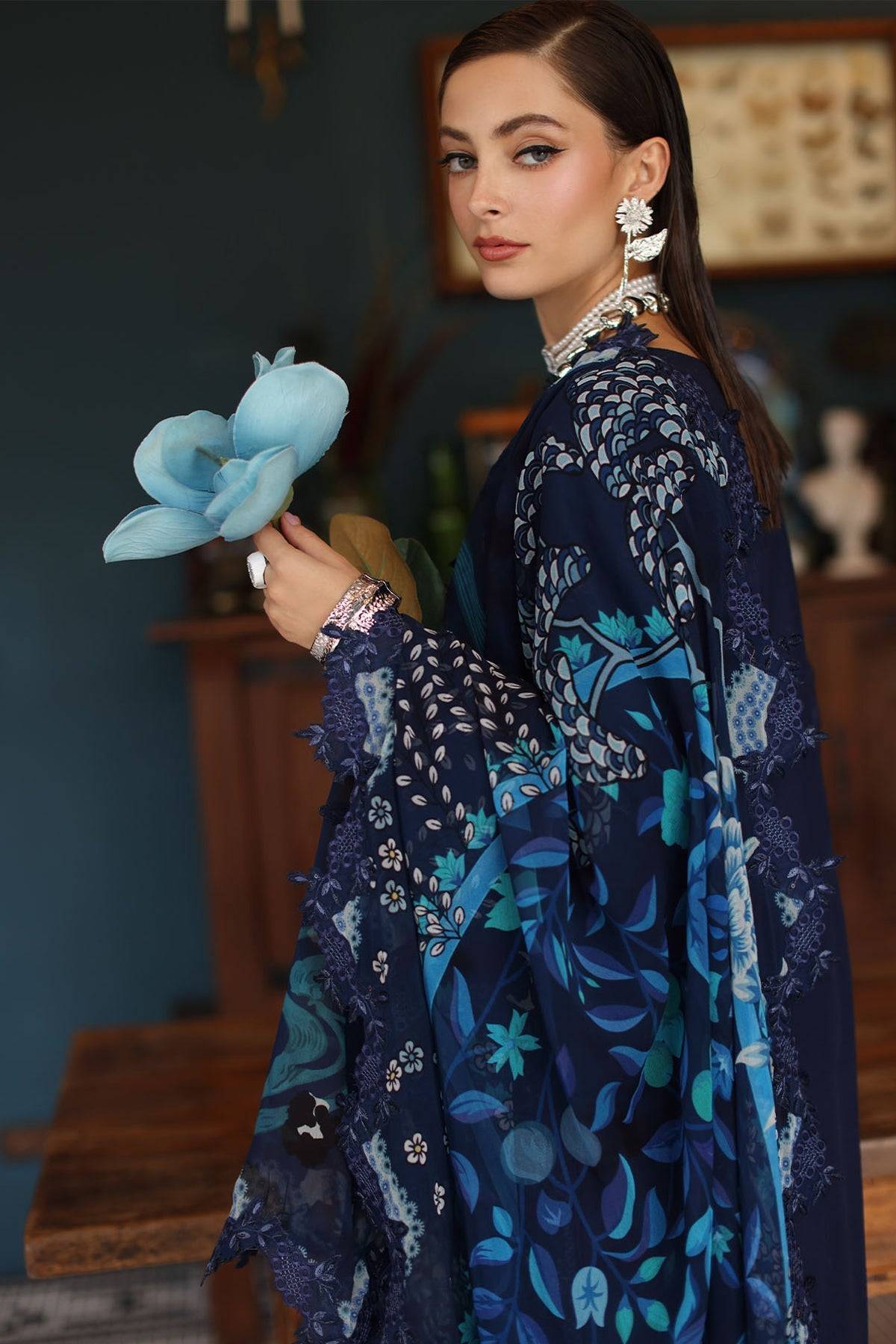 Nureh | Maya Lawn | NS-158 by Maria Faisal - Registered Vendor of : Nureh - type : Ladies Clothes - 100% original wedding dresses