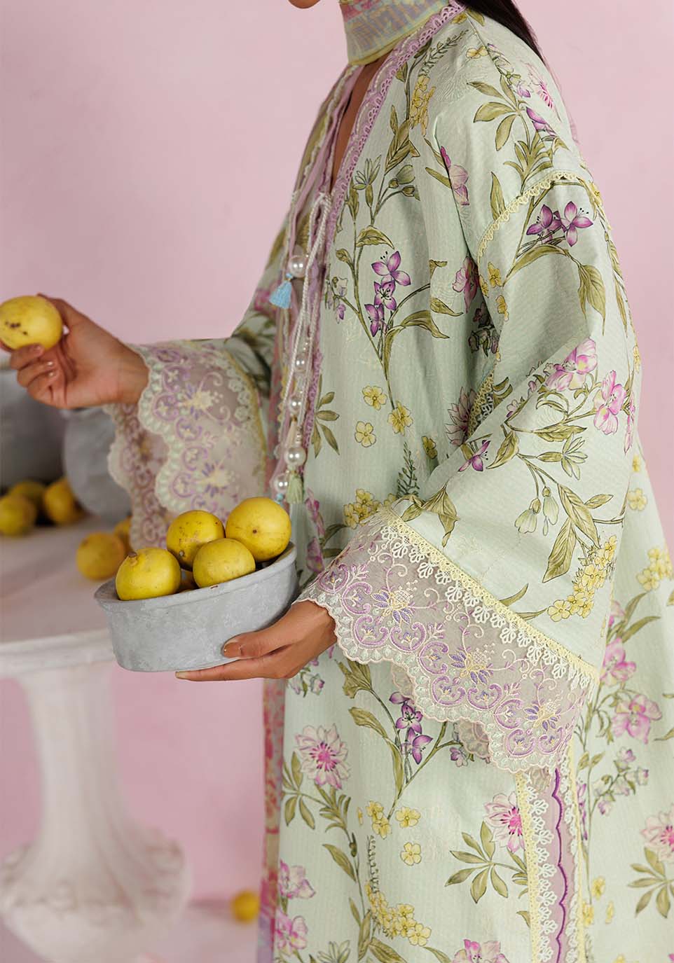 Zarqash | RimJhim The Moonsoon Edit 26 | AFSOON ZQ001 - Casual Dress - available at Maria Faisal in UK and USA.