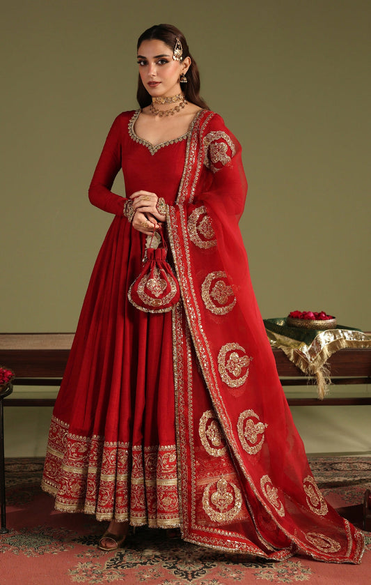 Maya | Jahanara Festive Edit 26 | MAHJABEEN - Formal Dress - available at Maria Faisal in UK and USA.