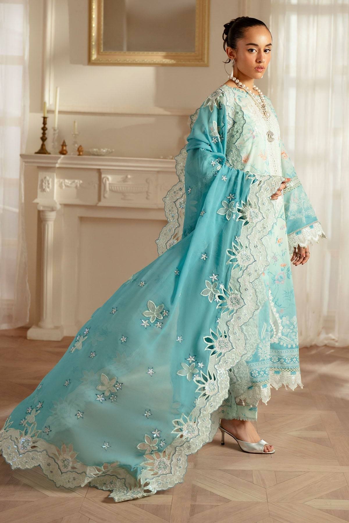 Nureh | Feya Eid Lawn | FE-06 by Maria Faisal - Registered Vendor of : Nureh - type : Ladies Clothes - 100% original wedding dresses
