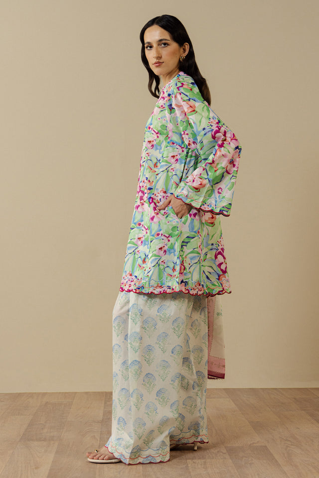 Zara Shahjahan | Coco Prints 26 | ELARIS-6A - Casual Dress - available at Maria Faisal in UK and USA.