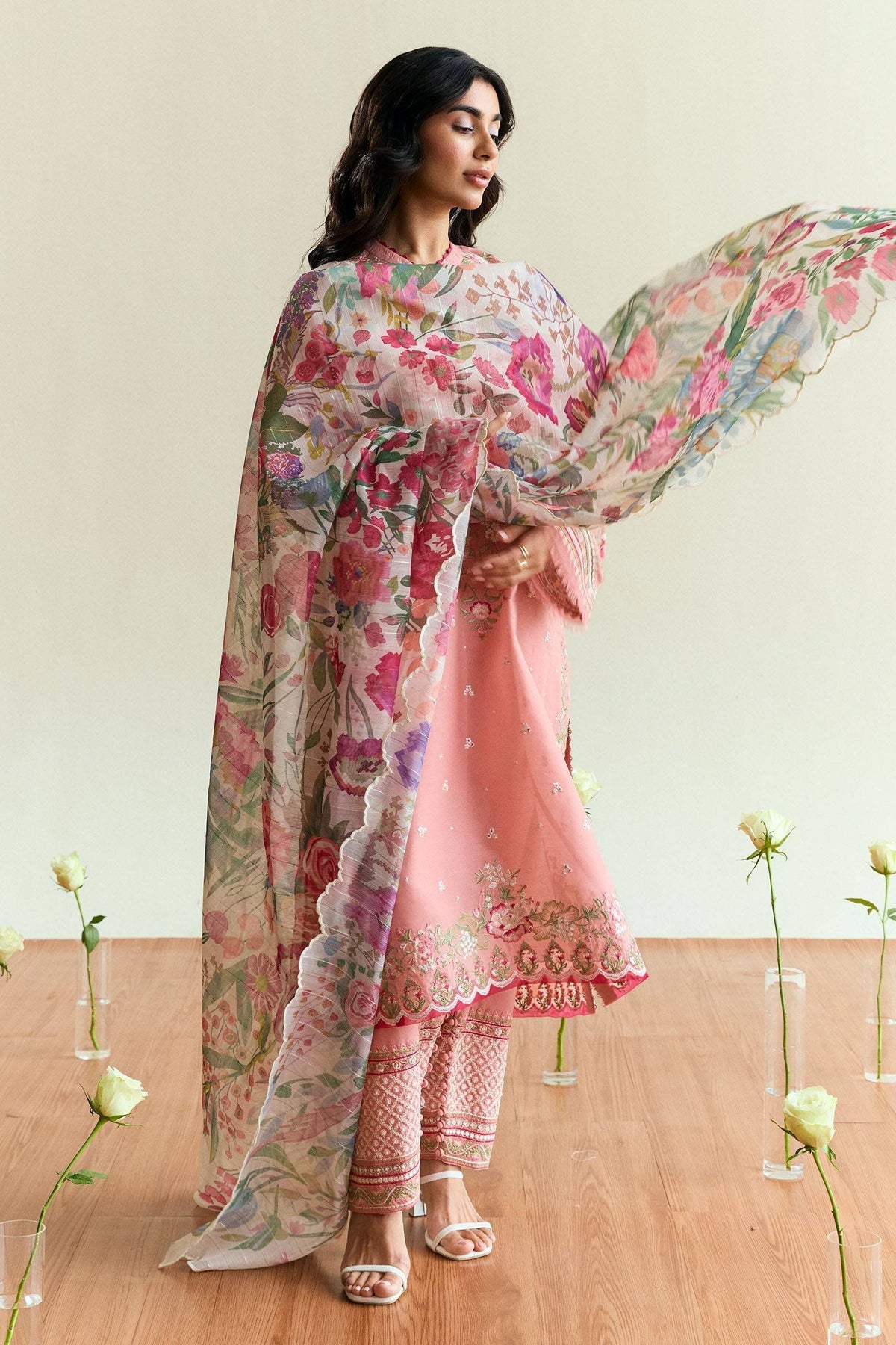 Zara Shahjahan | Coco Eid Edit | Sable-D9 by Maria Faisal - Registered Vendor of : Zara Shahjahan - type : Ladies Clothes - 100% original wedding dresses