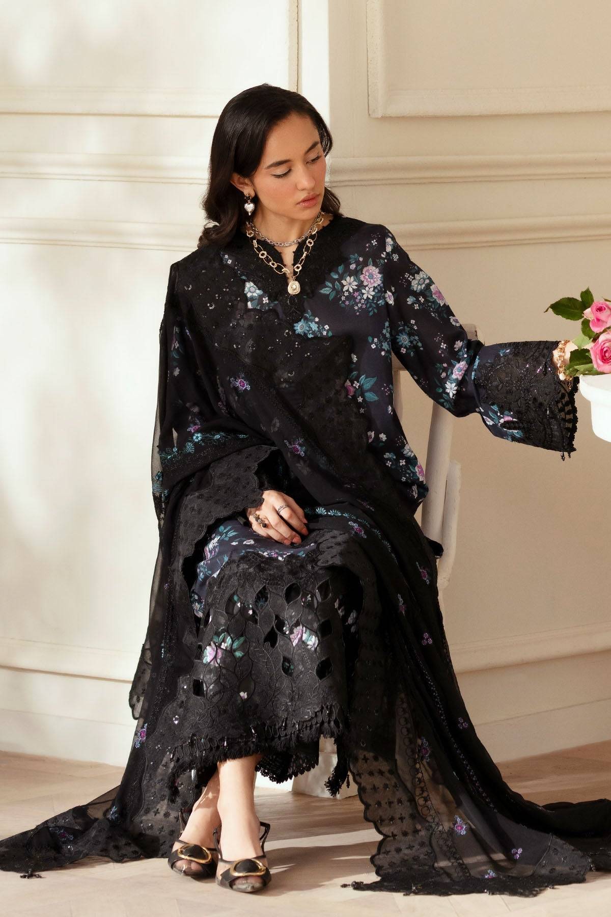 Nureh | Feya Eid Lawn | FE-04 by Maria Faisal - Registered Vendor of : Nureh - type : Ladies Clothes - 100% original wedding dresses