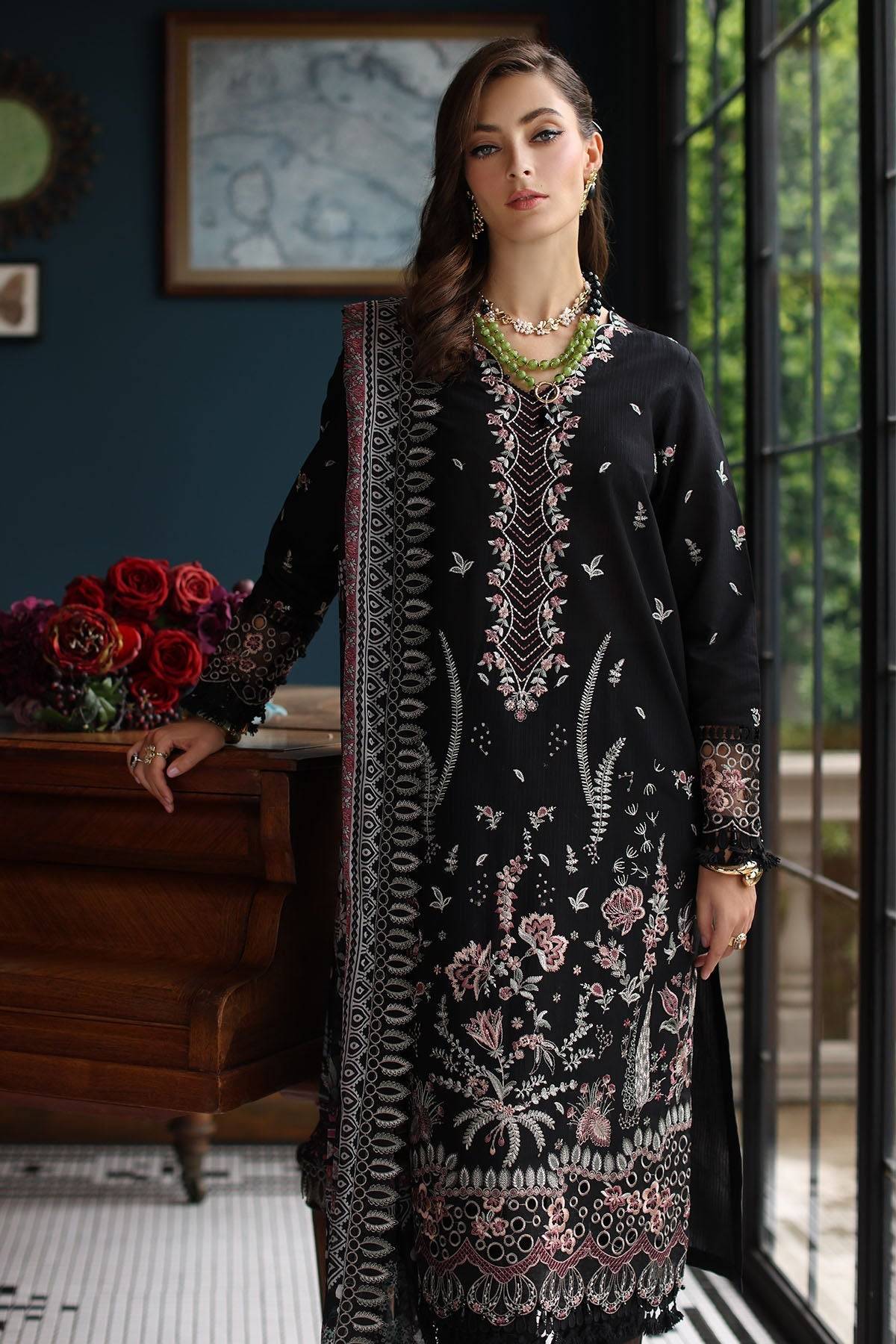 Nureh | Maya Lawn | NS-153 by Maria Faisal - Registered Vendor of : Nureh - type : Ladies Clothes - 100% original wedding dresses