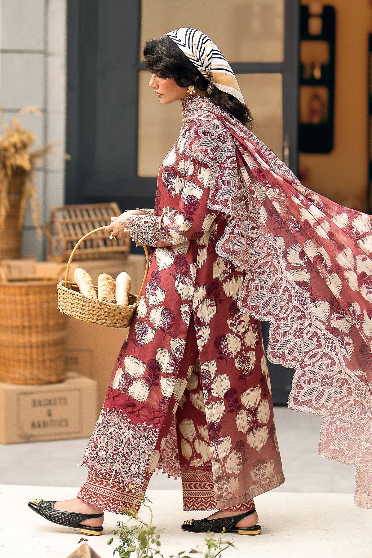 Nureh | Glam Girl Lawn | GL-20 by Maria Faisal - Registered Vendor of : Nureh - type : Ladies Clothes - 100% original wedding dresses