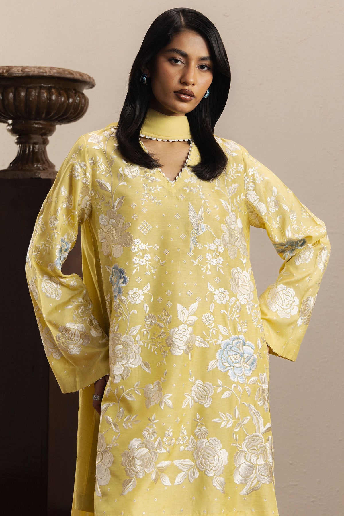 ZaraShahJahan | SS26 | Shafaq - Festive Dress - available at Maria Faisal in UK and USA