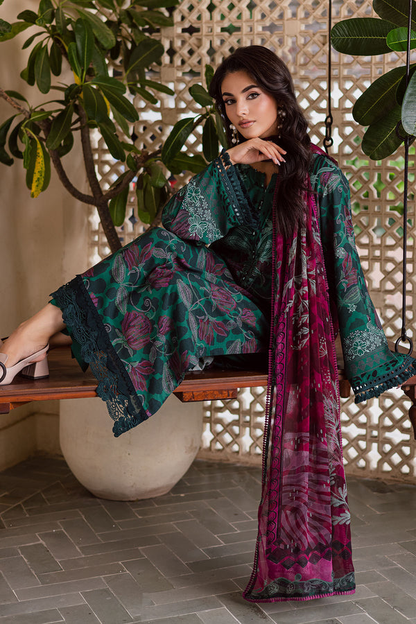 Nureh | Signature Printed Linen | SP-163 - Ladies Clothes - Maria Faisal