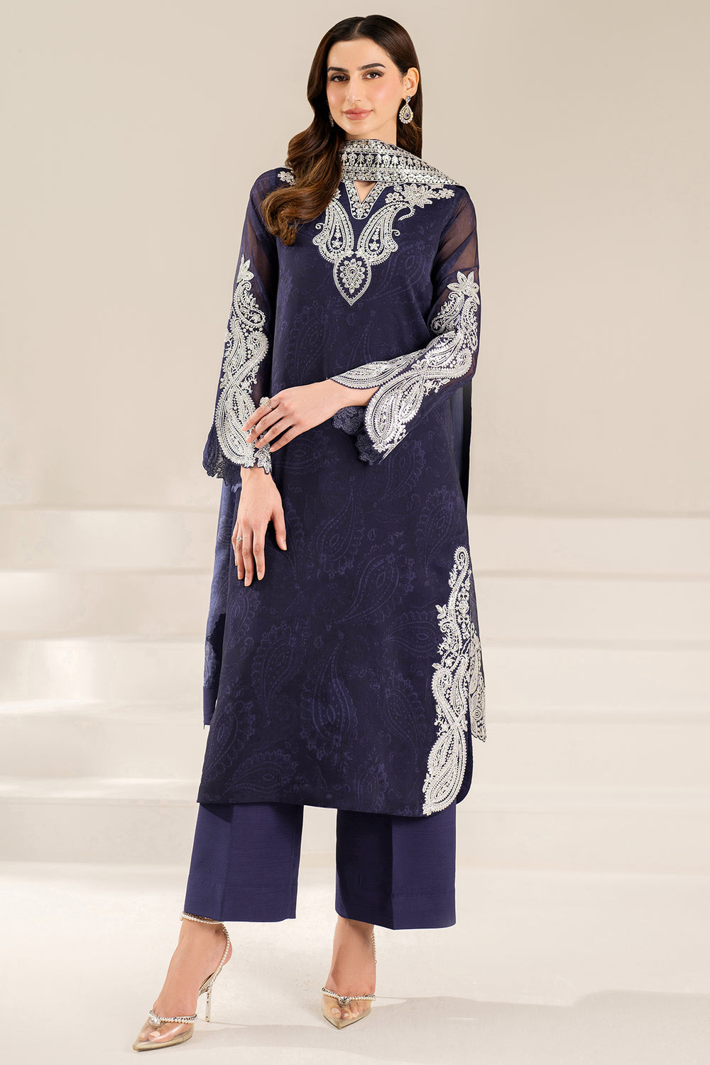 Farasha | Fiorella Formals | Blue Dazzle - Ladies Clothes - Maria Faisal
