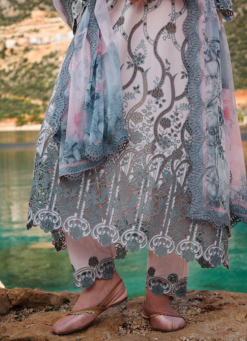 Image | Lawnkari 25 | Nehir by Maria Faisal - Registered Vendor of : Image - type : Ladies Clothes - 100% original wedding dresses