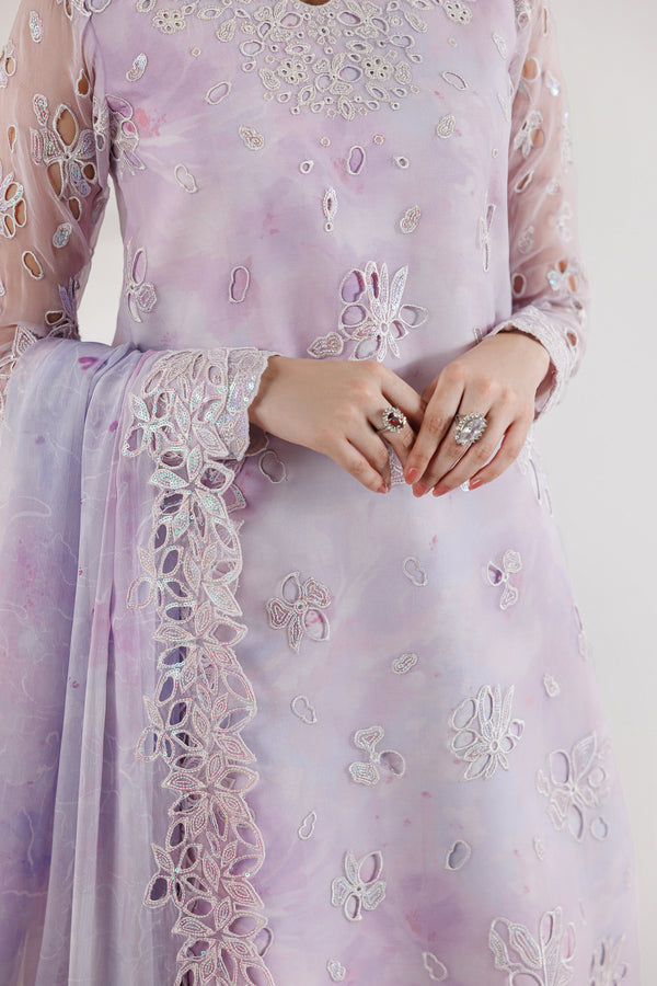 Farasha | Formals 26 | Lilac Enchant - Formal Dress - available at Maria Faisal in UK and USA.