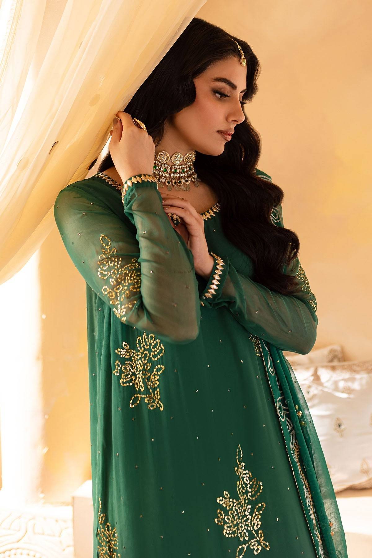Nureh | Mukeshkari Formals | MK-01 by Maria Faisal - Registered Vendor of : Nureh - type : Ladies Clothes - 100% original wedding dresses