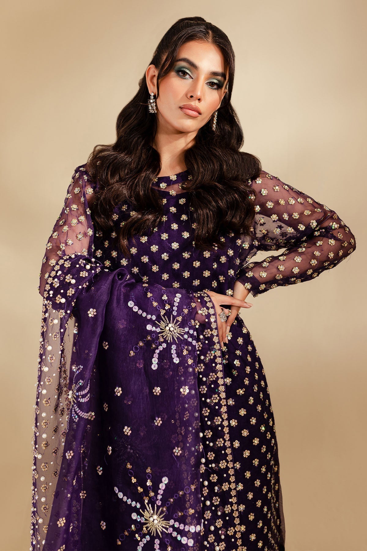 Nureh | Tiny Twinkles | WILD BEAUTY - Wedding Dress - Maria Faisal