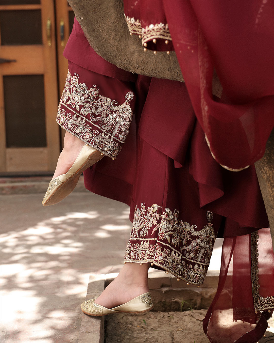 Faiza Saqlain | Mehermah Luxe Formals | Norine - Wedding Dress - Maria Faisal