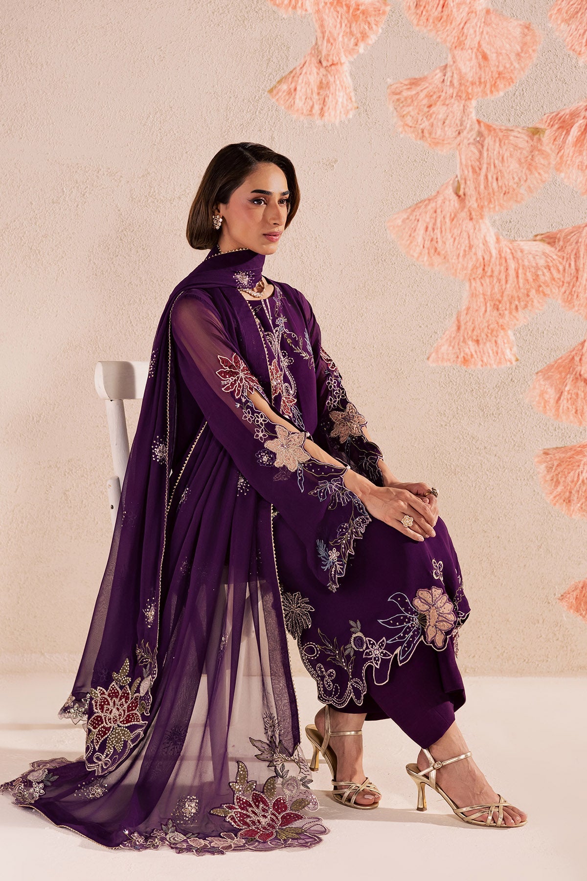Nureh | Fancy Formal 26 | NP-816 - Formal Dress - available at Maria Faisal in UK and USA.