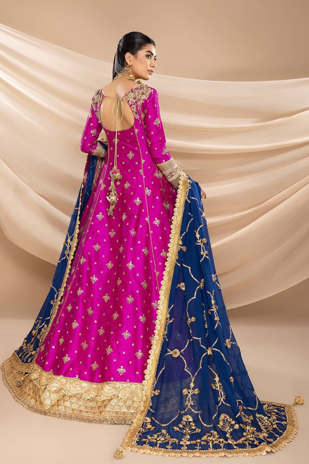 Nilofer Shahid | Shama e Mehfil | Nawazish - Bridal Dress - available at Maria Faisal in UK and USA.