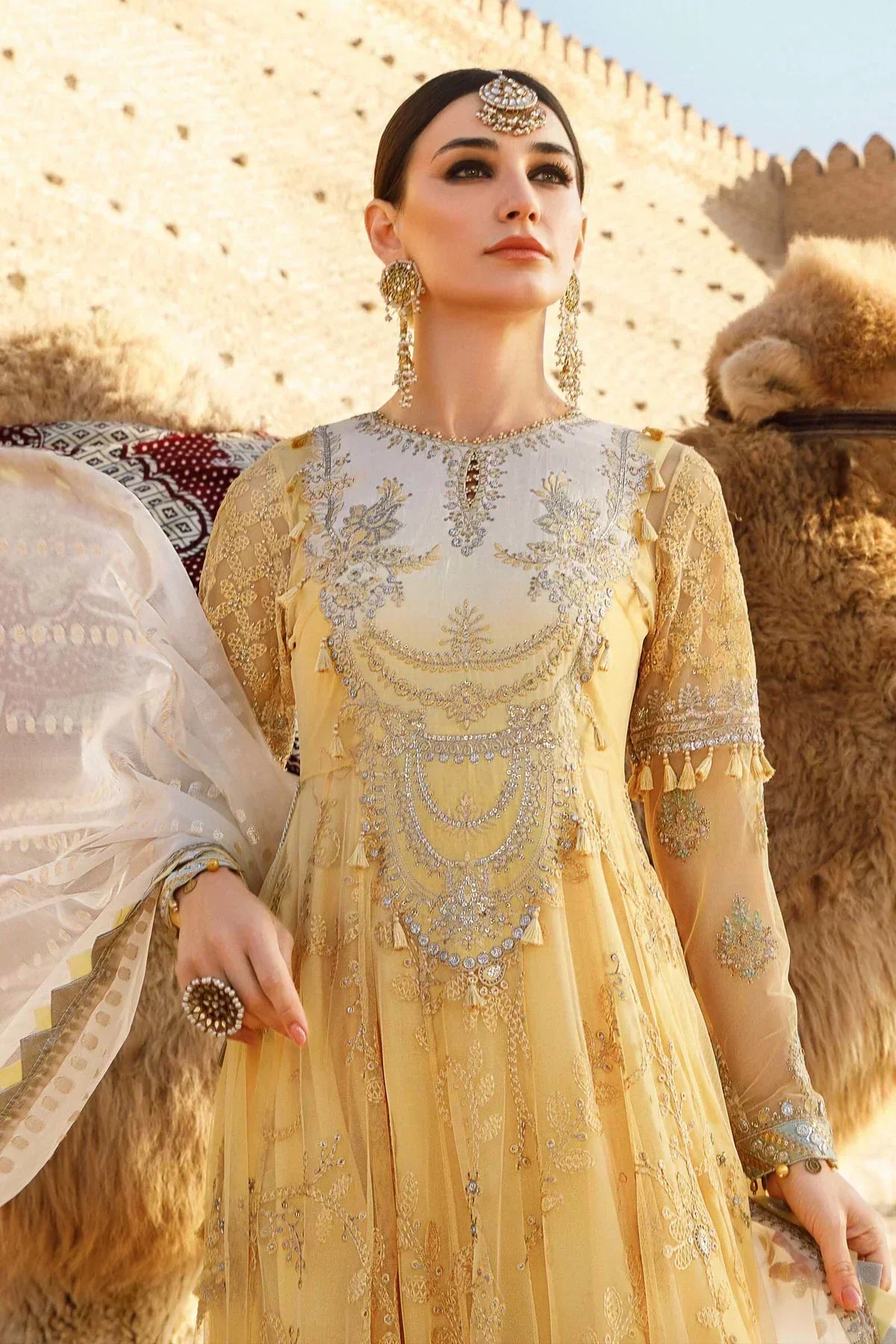 Maria B | Luxury Lawn | D-2305-A - Ladies Clothes - Maria Faisal