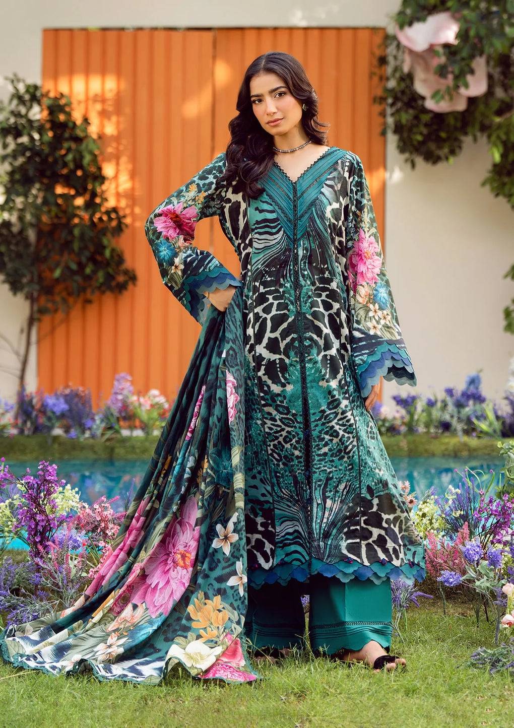 Elaf Premium | Prints 25 | EPS-4A SABLE LUXE by Maria Faisal - Registered Vendor of : Elaf Premium - type : Ladies Clothes - 100% original wedding dresses