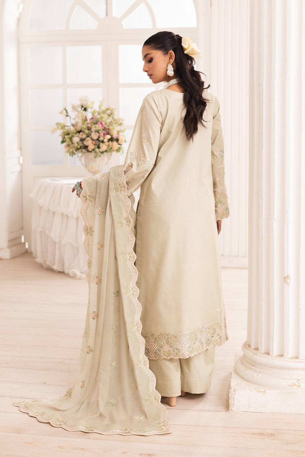 Maryum N Maria | Mira Luxury Lawn | ESMAT - FS50099 by Maria Faisal - Registered Vendor of : Maryum N Maria - type : Ladies Clothes - 100% original wedding dresses