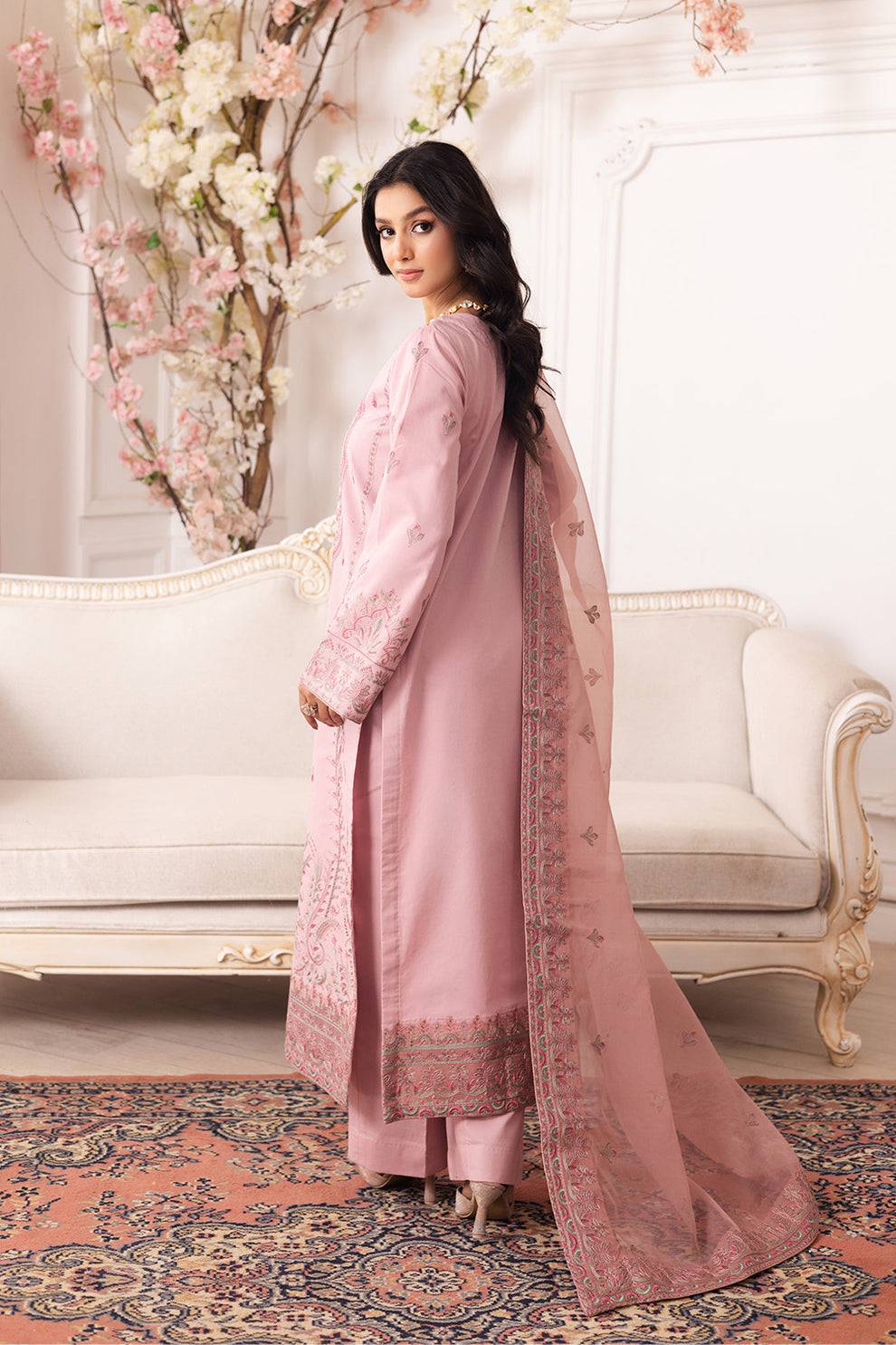 Maryum N Maria | Mira Luxury Lawn | MEHAR - FS50102 by Maria Faisal - Registered Vendor of : Maryum N Maria - type : Ladies Clothes - 100% original wedding dresses