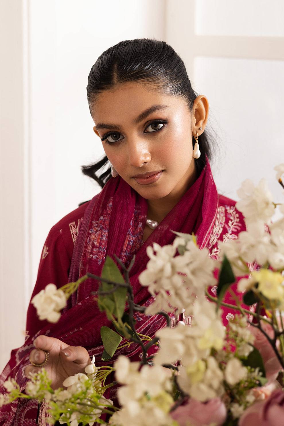 Maryum N Maria | Mira Luxury Lawn | NARGES - FS50108 by Maria Faisal - Registered Vendor of : Maryum N Maria - type : Ladies Clothes - 100% original wedding dresses