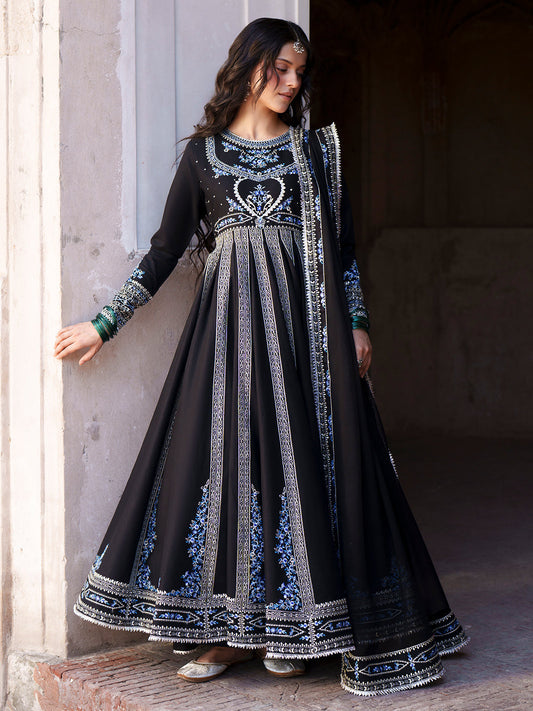 Bin Ilyas | Mausam Summer 26 |502 - Luxury Dress - available at Maria Faisal in UK and USA.