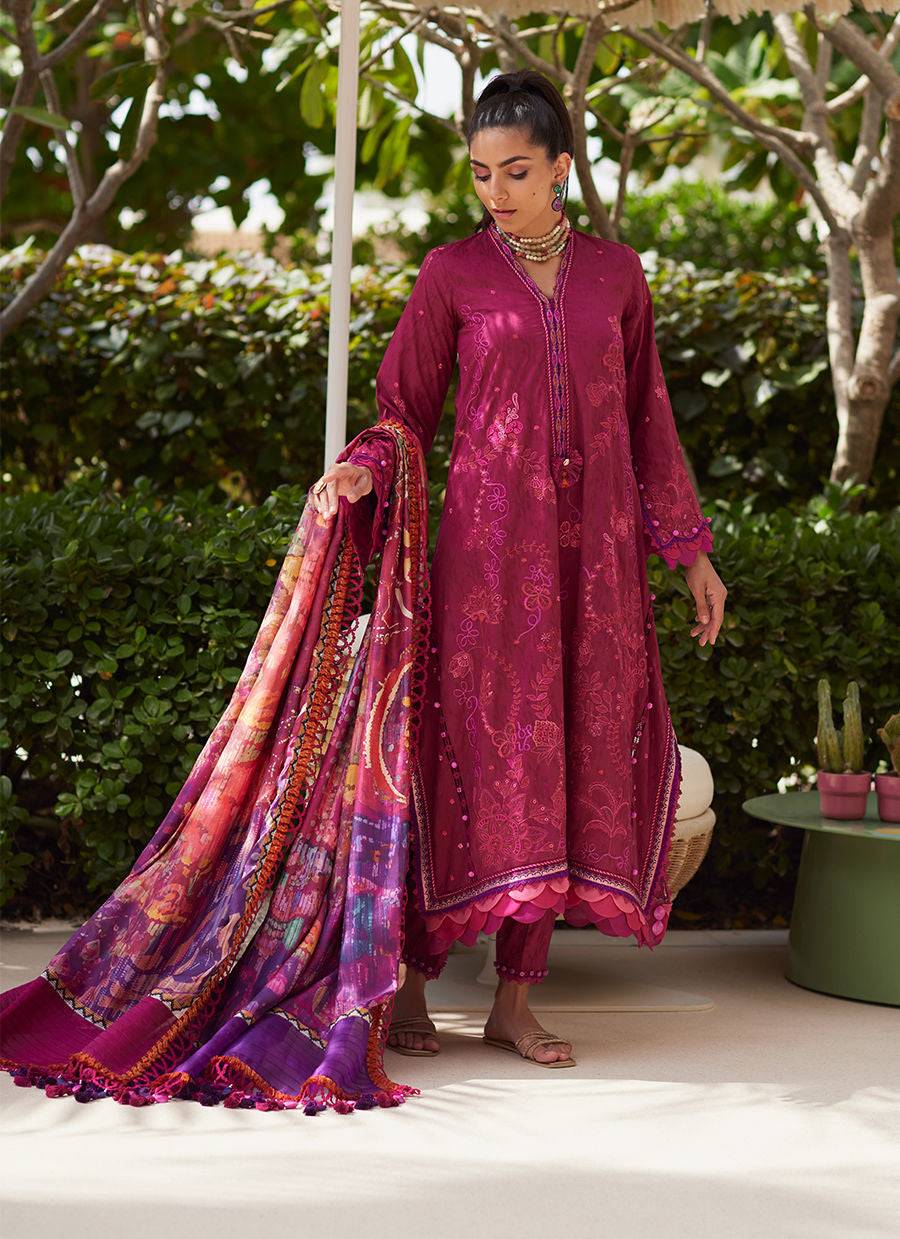 Farah Talib Aziz | WES - Luxury Unstitched 2025 | Betty Berry by Maria Faisal - Registered Vendor of : Farah Talib Aziz - type : Ladies Clothes - 100% original wedding dresses