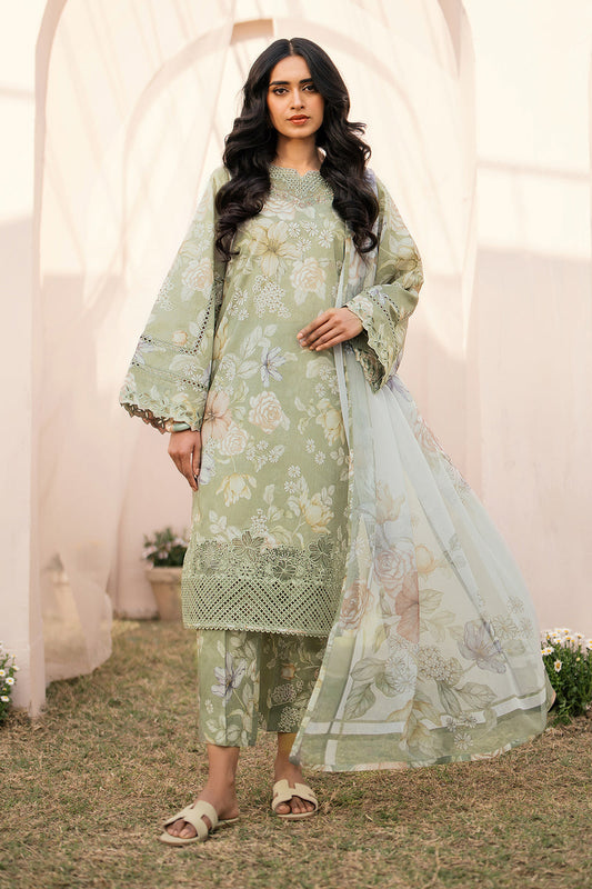Baroque | Luxury Pret 24 | LAWN UF-596 - Designer Dress with Intricate embroidery and embellishments. Shop elegent wedding dress at Maria Faisal.
