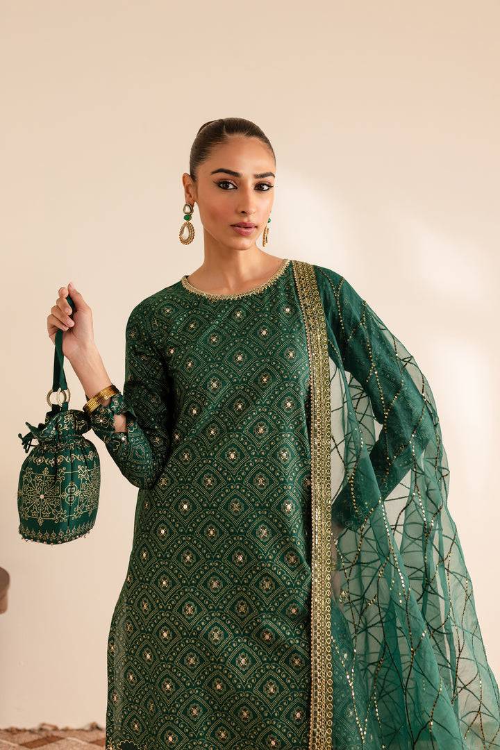 Batik | Reception Luxe Edit | Forest Green by Maria Faisal - Registered Vendor of : Batik - type : Ladies Clothes - 100% original wedding dresses