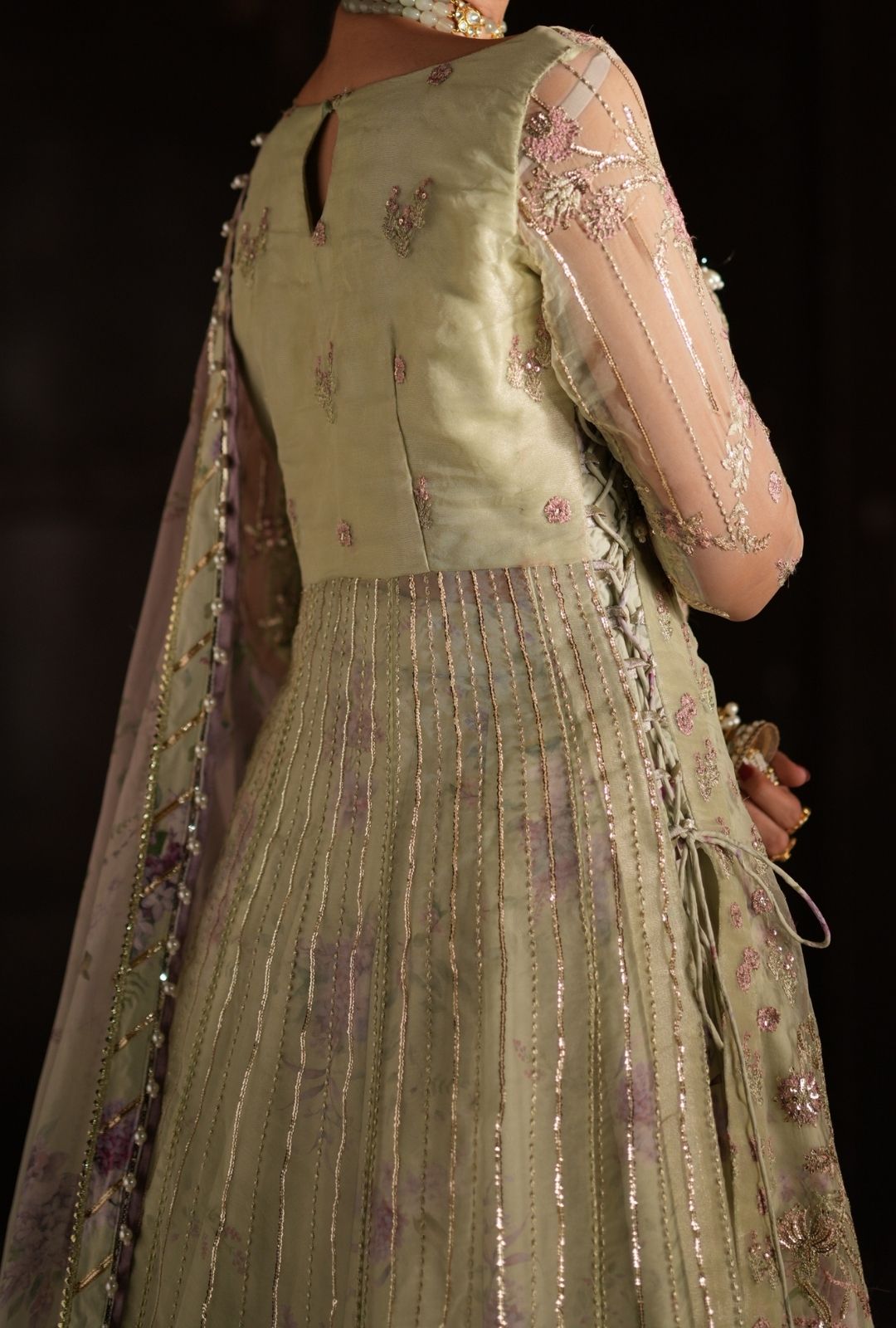 Ajr Couture | Dastan e Ishq | Ghazal - Formal Dress - available at Maria Faisal in UK and USA.