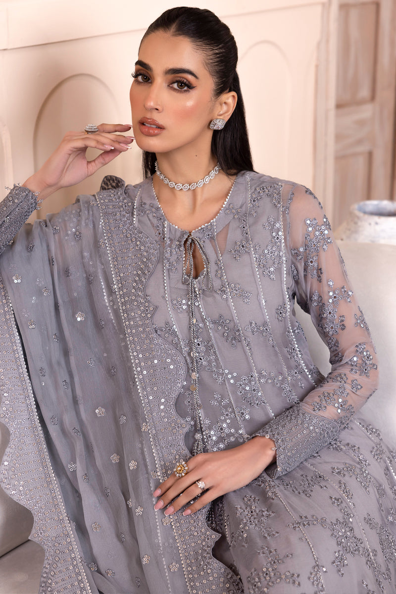 Jazmin | Formals Collection | CHIFFON UC-3045 - Ladies Clothes - Maria Faisal