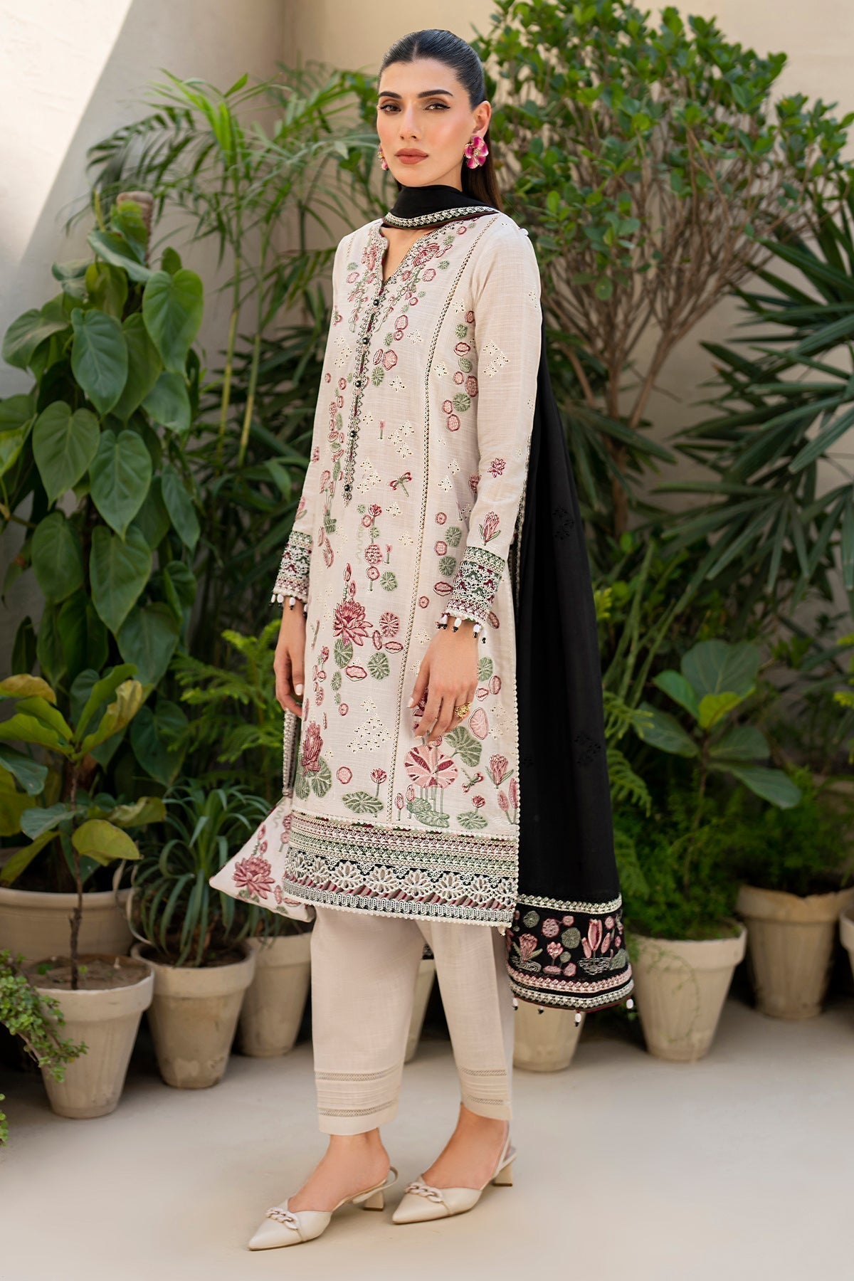 Jazmin | Irish Lawn SS 24 | D8 - Maria Faisal.