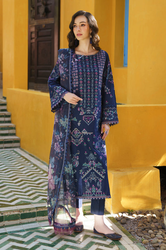 Baroque | Luxury Pret 24 | LAWN UF-570 - Designer Dress with Intricate embroidery and embellishments. Shop elegent wedding dress at Maria Faisal.