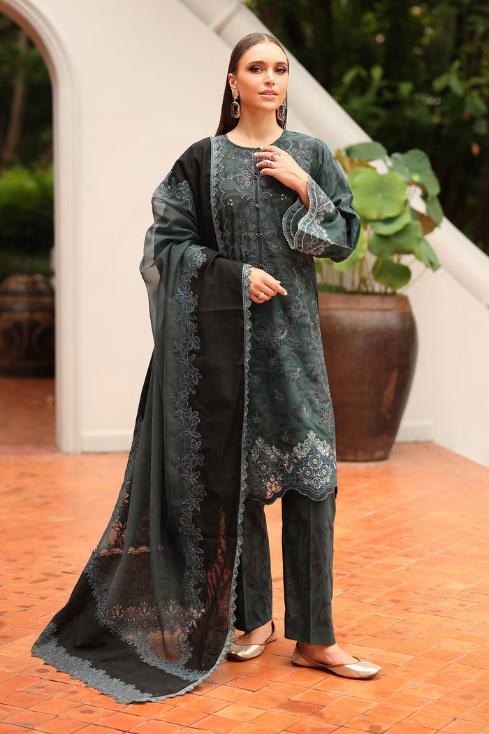 Baroque | Luxury Pret Summer | UF-4253 - Luxury Dress - available at Maria Faisal in UK and USA.