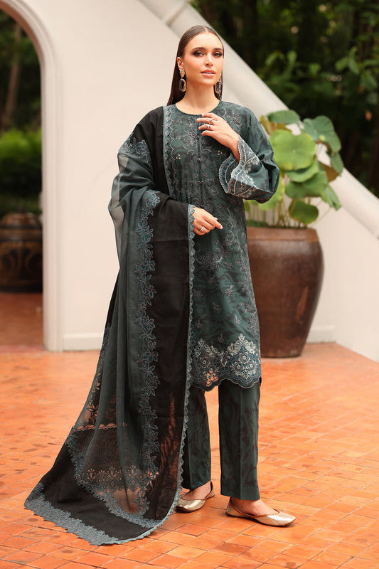 Baroque | Luxury Pret Summer | UF-4253 - Luxury Dress - available at Maria Faisal in UK and USA.