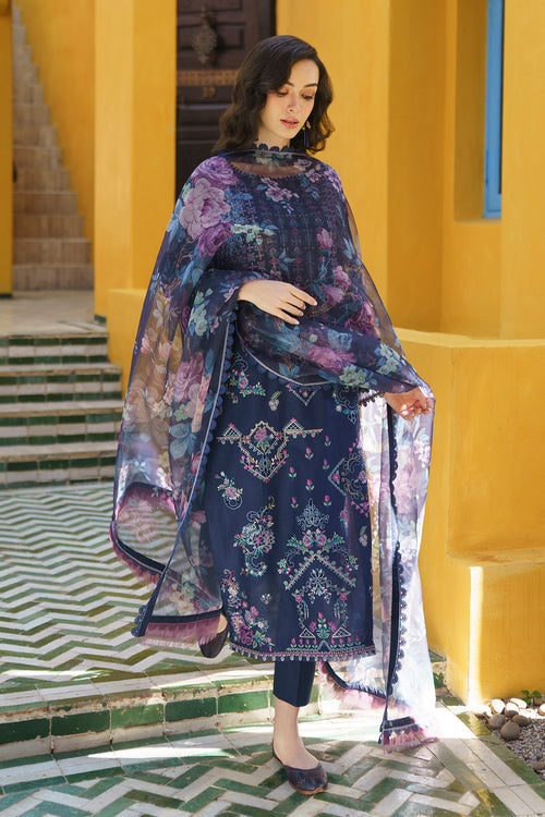 Baroque | Luxury Pret 24 | LAWN UF-570 - Designer Dress with Intricate embroidery and embellishments. Shop elegent wedding dress at Maria Faisal.