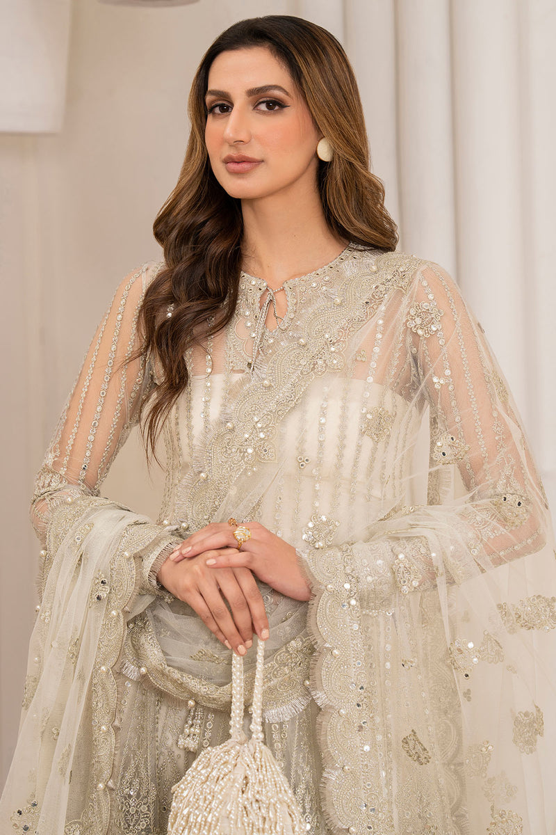 Jazmin | Formals Collection | NET UN-4016 - Ladies Clothes - Maria Faisal